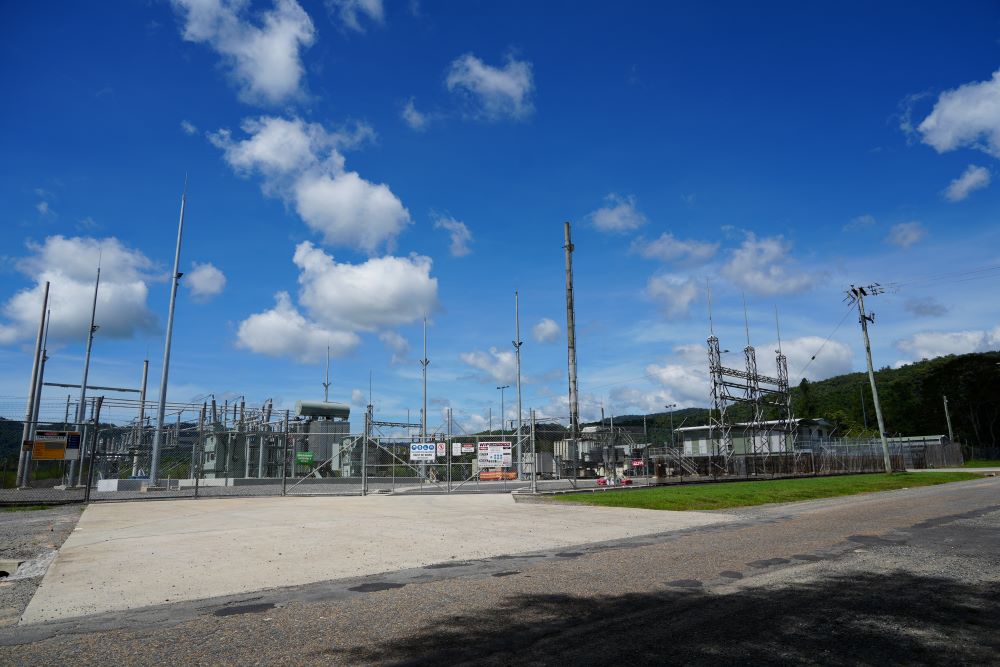 Mossman substation side view