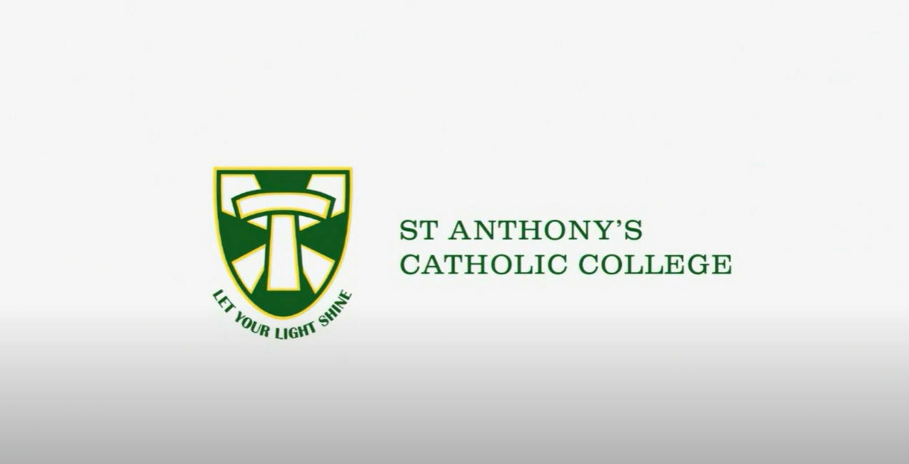 St Anthony's Catholic College logo of Let your Light Shine