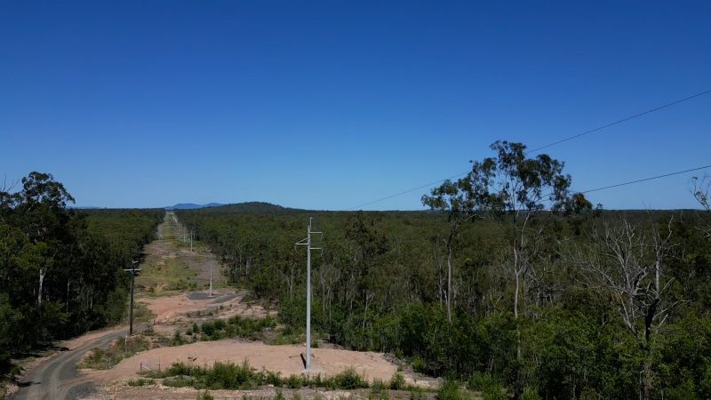 Powerline to horizon