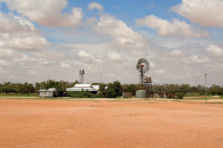 Cattle station at Boulia