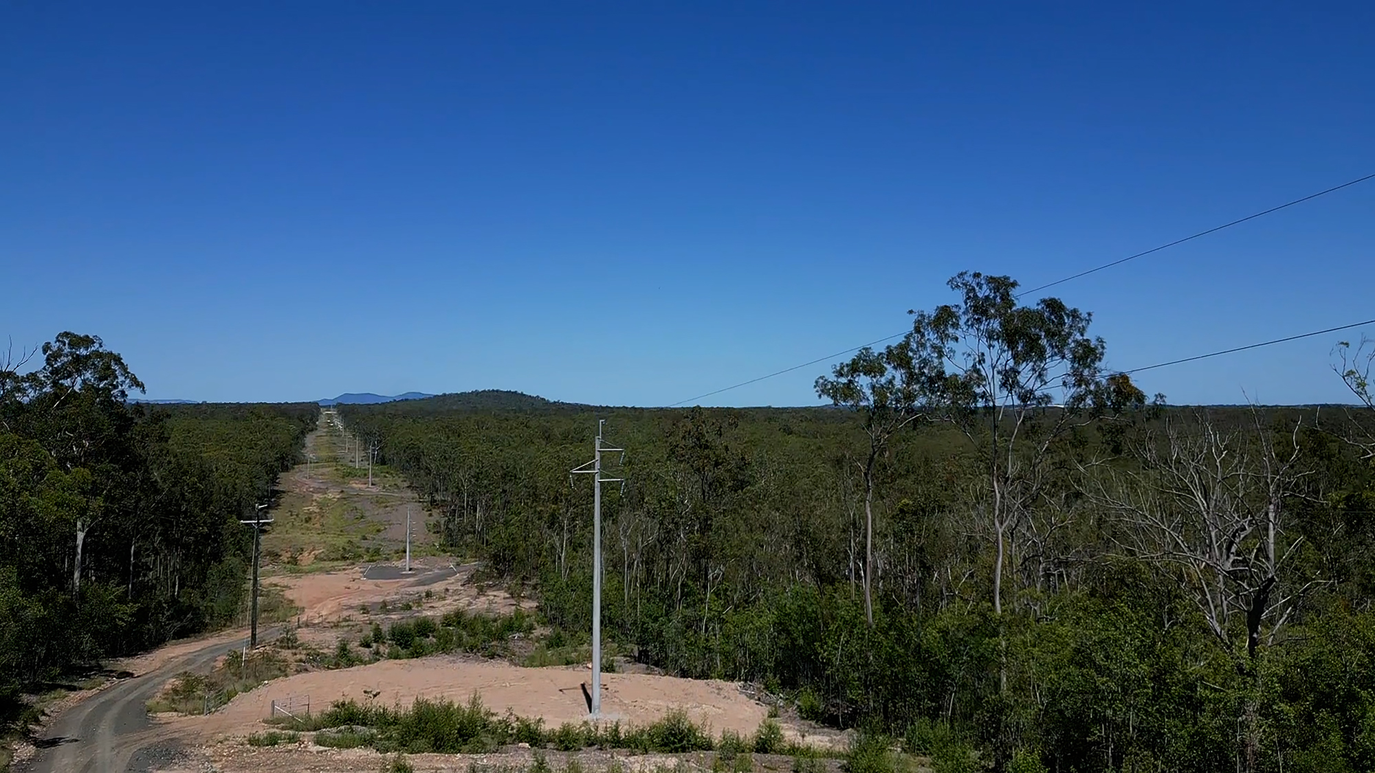 Childers powerline rebuild