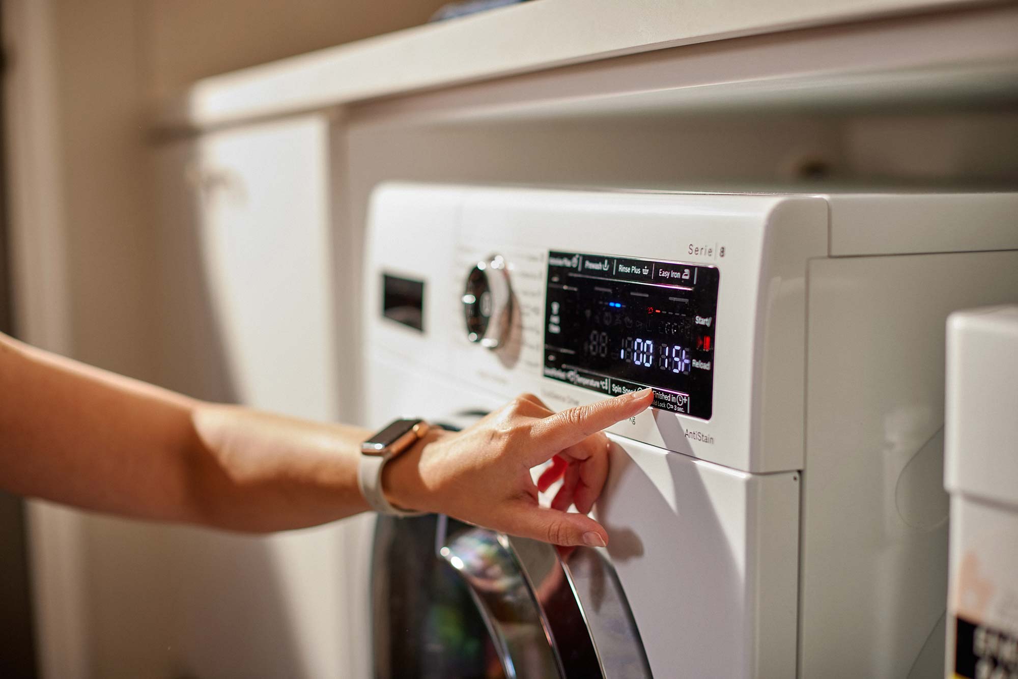 Programming a washing machine
