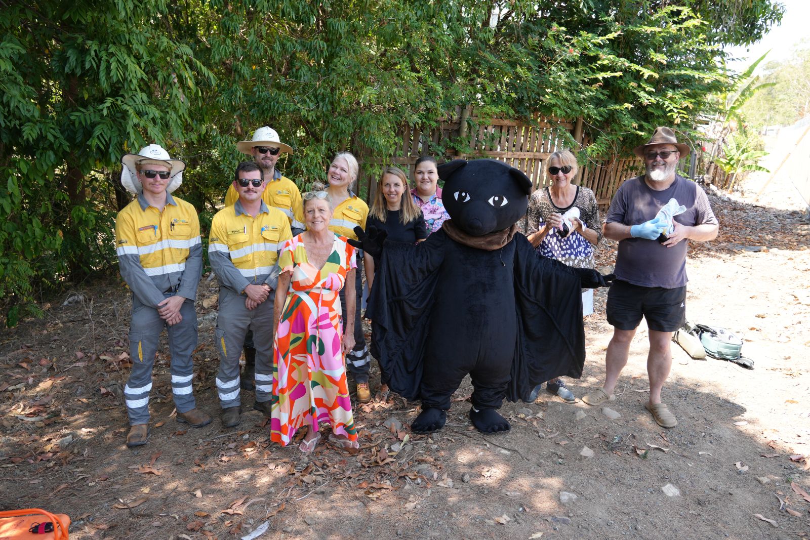 Fauna Rescue Whitsundays with Ergon crew