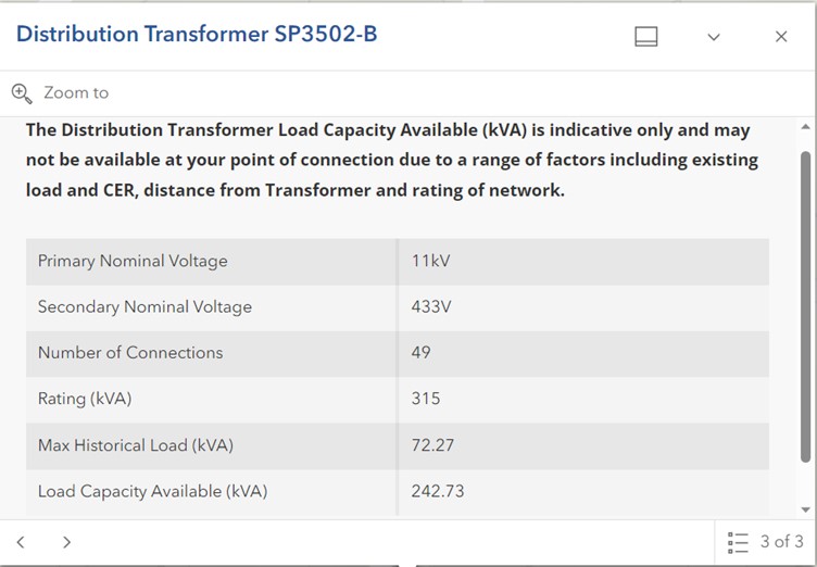  Distribution transformer information