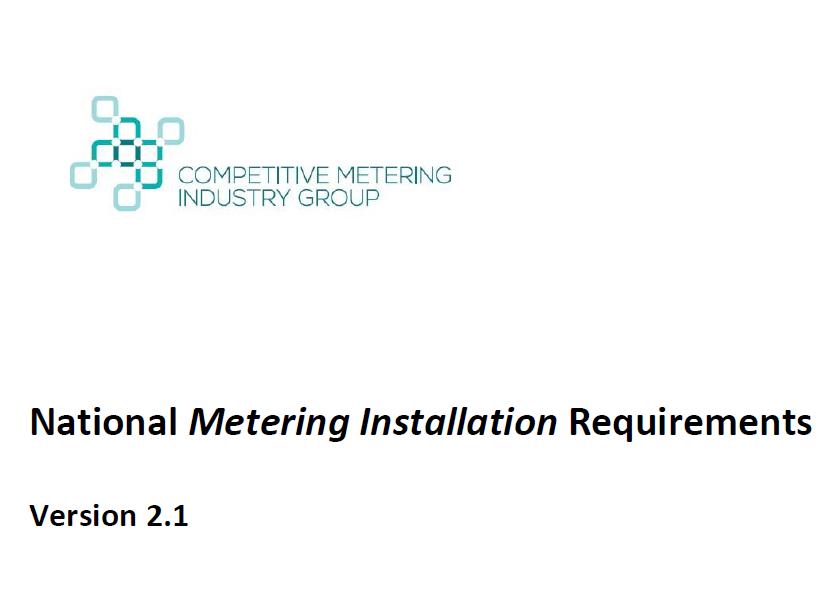 Queensland Electricity Metering Manual version 3 document cover