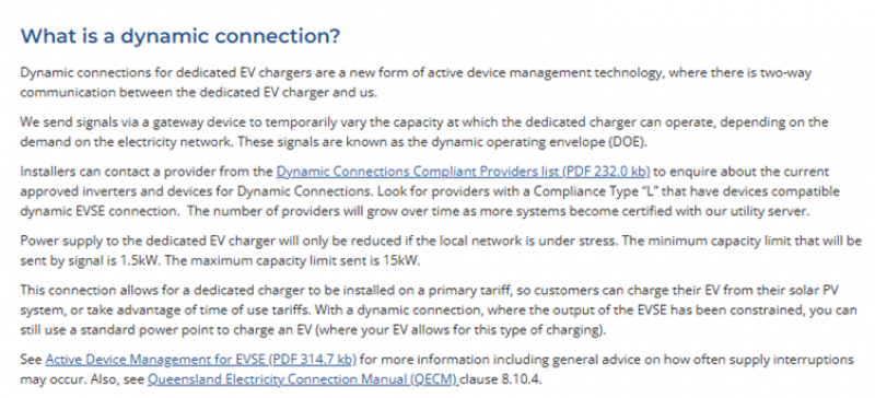 An excerpt of our Contractors Dynamic Connections page