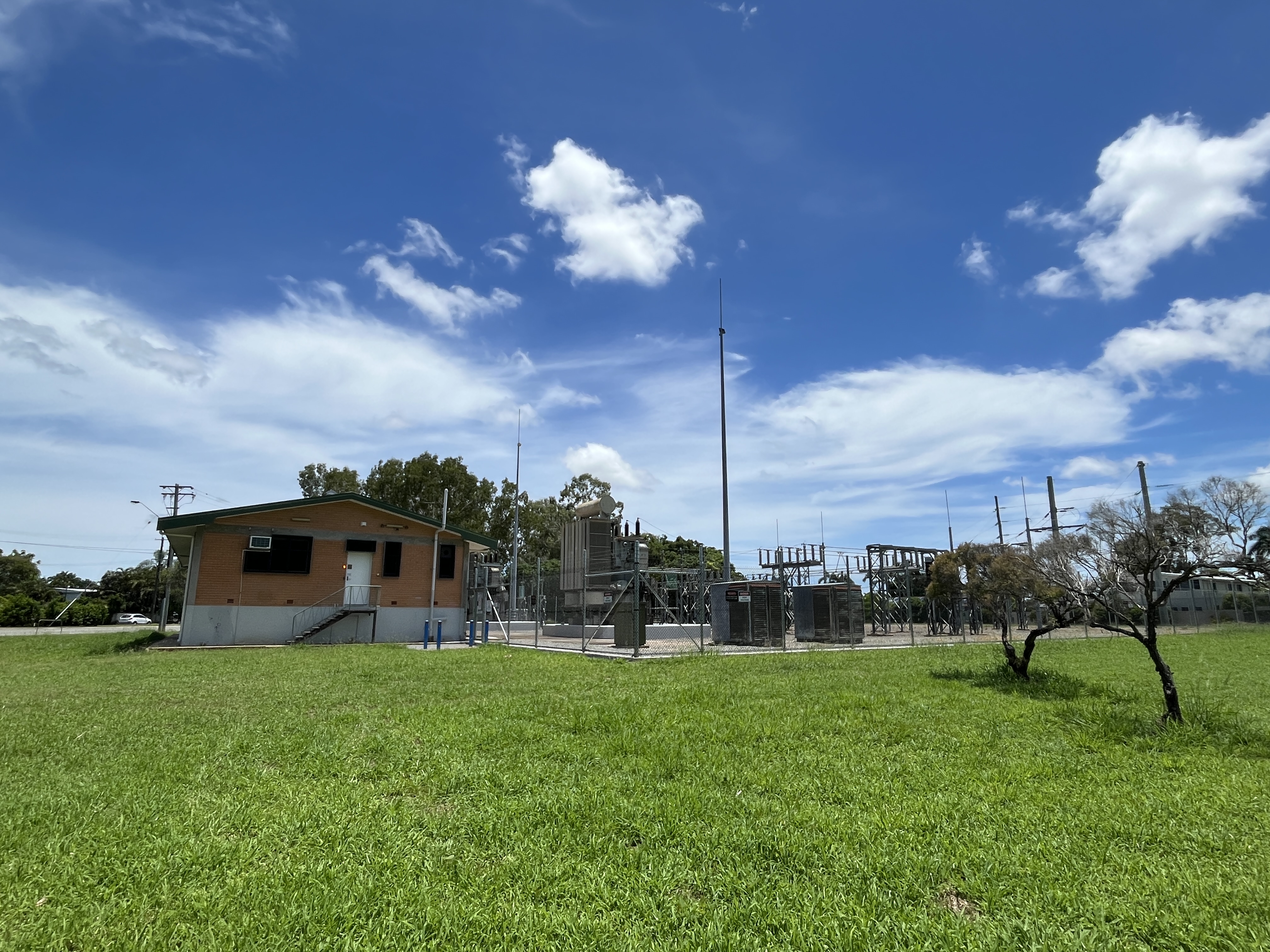 Crankbrook substation back view