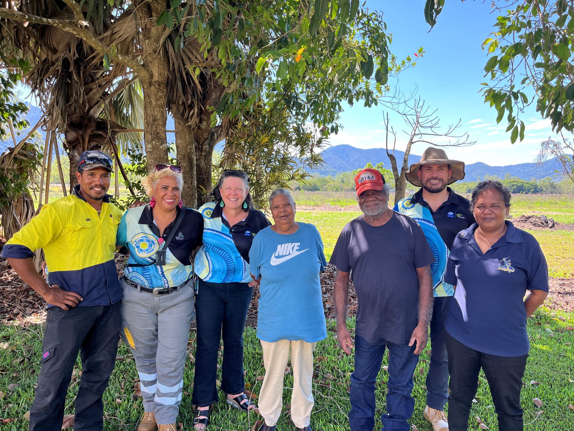 Microgrid team with Jumbun community