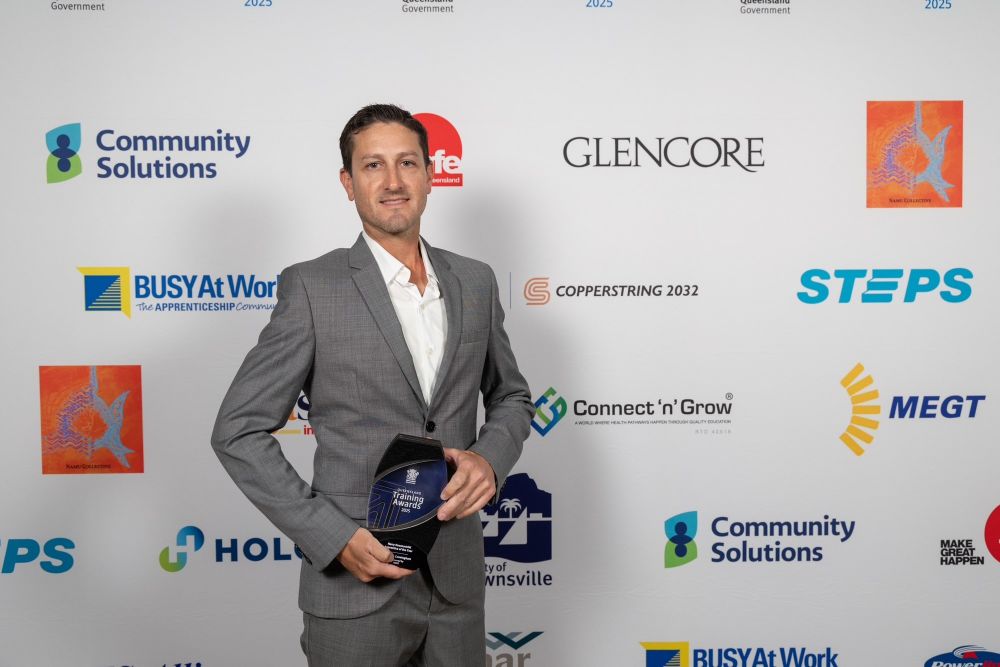 North Queensland Apprentice of the Year Stephen Cunningham