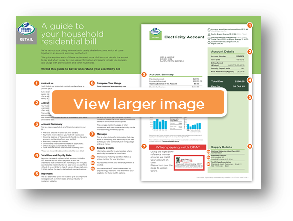 Understanding your residential bill