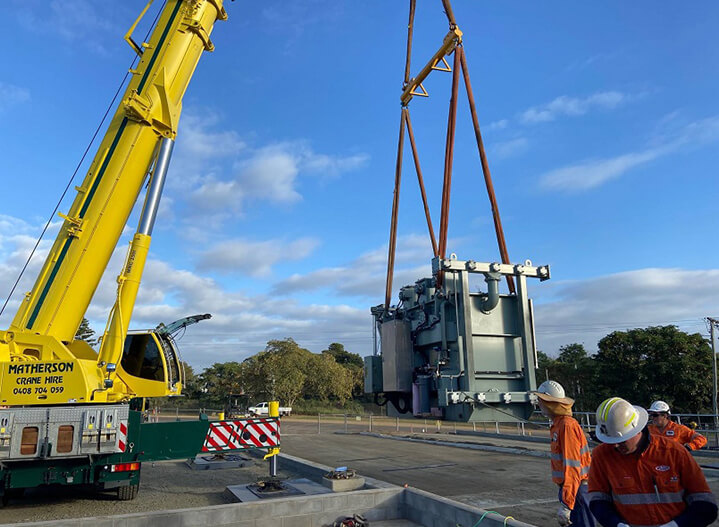 Positioning the transformer