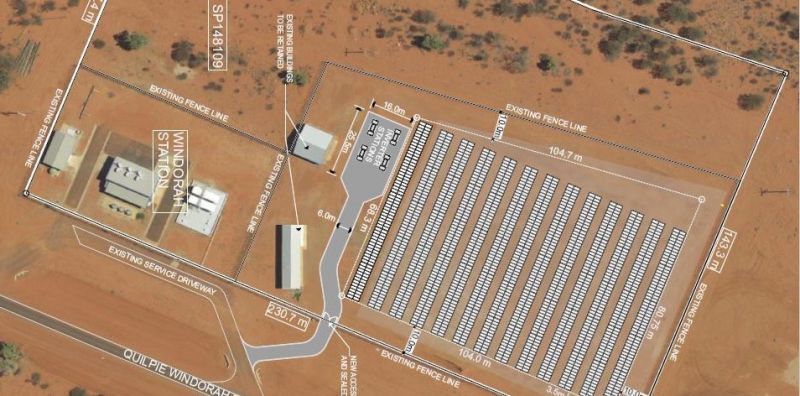 Windorah site map