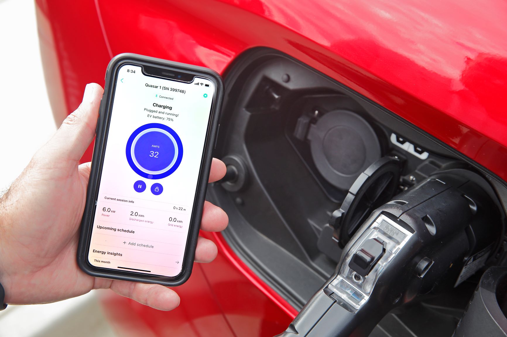 EV vehicle to grid charger