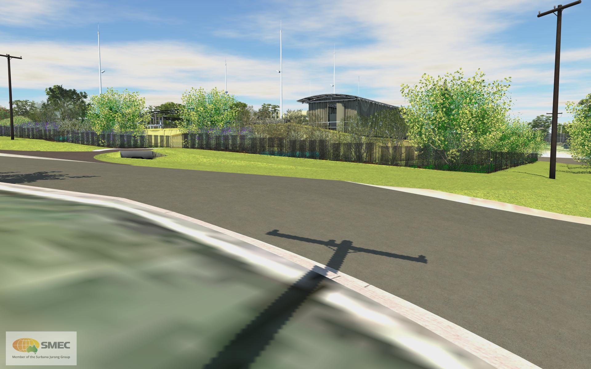 Gracemere substation artistic impression 